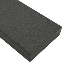 BuyPlastic Tangent Poly Lumber - Dark Gray, 2x4 (1.5" x 3.5"), 36" L