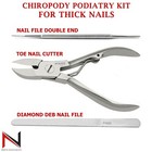 Professional Chiropody Ingrown Nail Clipper Podiatry Manicure Pedicure Tool Kit