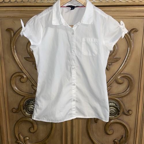 Girls French Toast White Uniform Shirt Size 12 - Picture 4 of 9