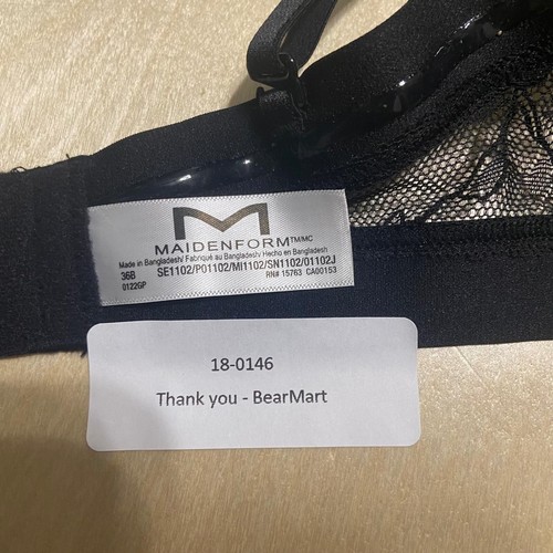 Maidenform Size 36B Women's Self Expressions Multiway Push-up Bra in Black - Picture 12 of 13