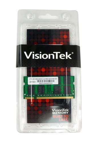VisionTek 2 GB DDR2 800 MHz CL5 SODIMM – 900468 - Bild 1 von 3
