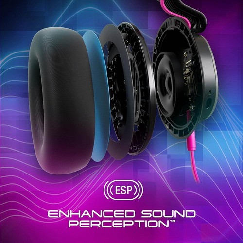 Skullcandy SLYR Pro Multi-Platform Over-Ear Wired Gaming Headset - Black - Picture 9 of 12