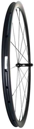 29er Carbon Fixed Gear Hub Wheelset 20-24 Holes Flat Spokes Wheels 24mm Wide - Picture 7 of 12