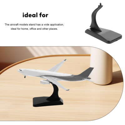2 Pcs Decorative Stand Model Display Aircraft Plane Showing