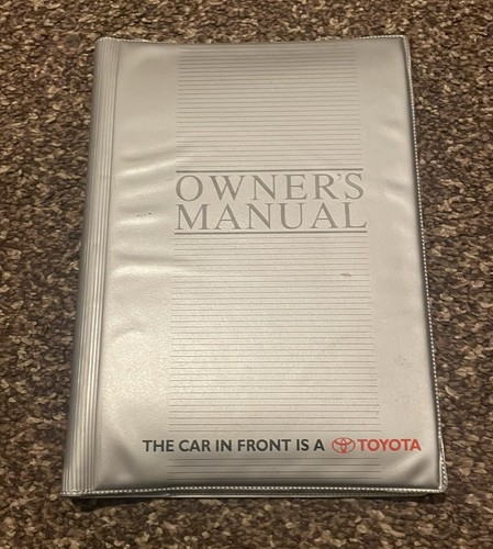 TOYOTA COROLLA OWNERS MANUAL SERVICE BOOK HANDBOOK WALLET E110 Mk8 1995-2000 - Picture 2 of 8