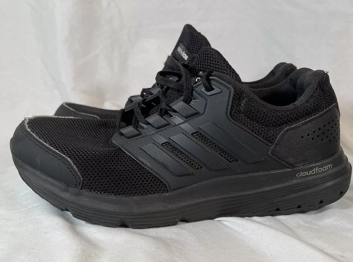 Desgracia George Eliot Aplastar Adidas Cloudfoam Mens Size 7 Galaxy 4M Running Shoes Solid Black | eBay