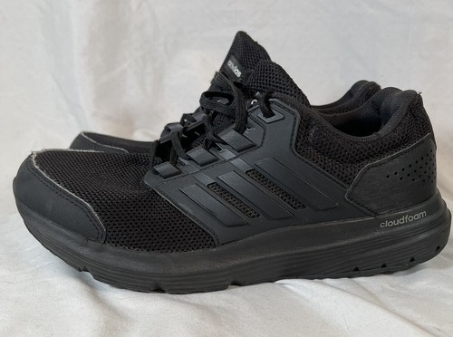 Adidas Cloudfoam Herren Größe 7 Galaxy 4M Laufschuhe einfarbig schwarz - Bild 2 von 7