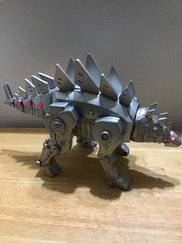 STEG Fighting Tekno Dinosaur 90's Toy Voice Activated Light Sense Retired TESTED - Picture 4 of 6