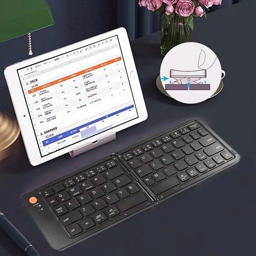 Folding Keyboard Mini Wireless-Bluetooth Keyboard For Windows Android IOS iPad - Picture 10 of 16