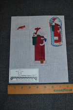 HP needlepoint canvas, Santa, Cardinal Claus C164 by The Princess and Me