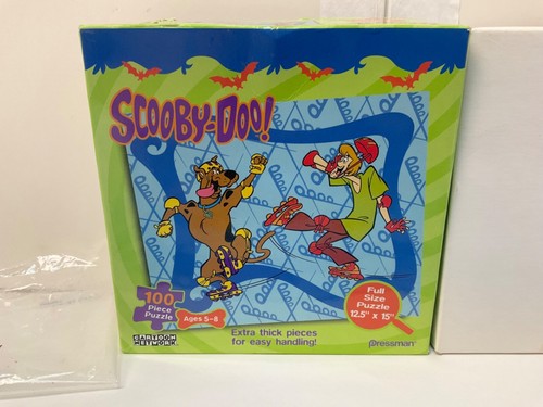 100% Complete ! Scooby Doo! 100 Piece Puzzle Roller Blades Skates Blading Shaggy - Picture 3 of 10