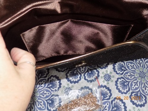 sparkly evening bag with removeable strap - Picture 3 of 4