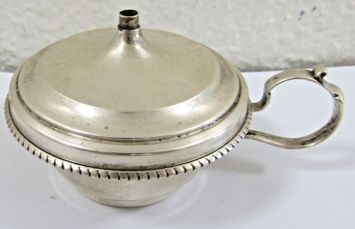 Antique H&D Sterling Silver Mustard Pot - Picture 2 of 9