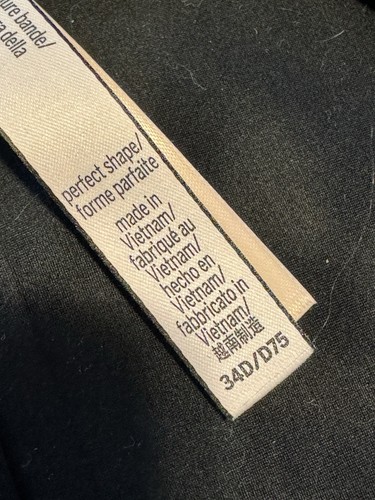 Victoria's Secret Body glatt schwarz einfarbig 34D von Victoria Perfect Shape BH VS - Bild 8 von 8