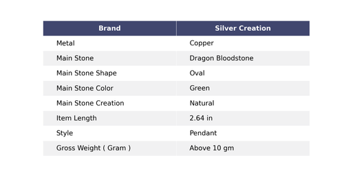 Dragon Bloodstone Jewelry Copper Gift For Briedsmaid Wire Wrapped Pendant 2.64" - Picture 6 of 6