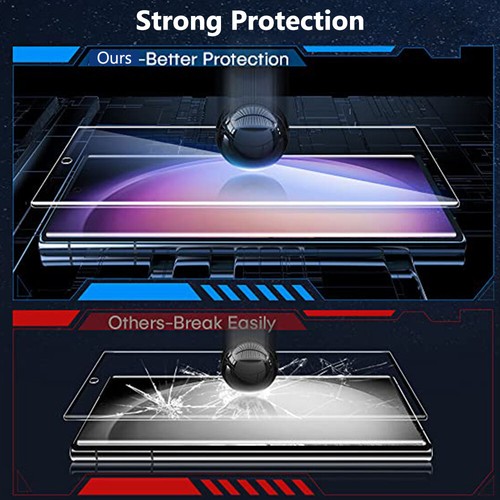 Für Samsung Galaxy S23 Ultra Plus Displayschutzfolie Cover Hartglas 3D 9H - Bild 5 von 12