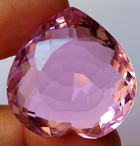 AAA+ 115.00 Ct. Large Pink Kunzite Heart Cut Loose Gemstone Gift for Women/Her - Picture 4 of 7