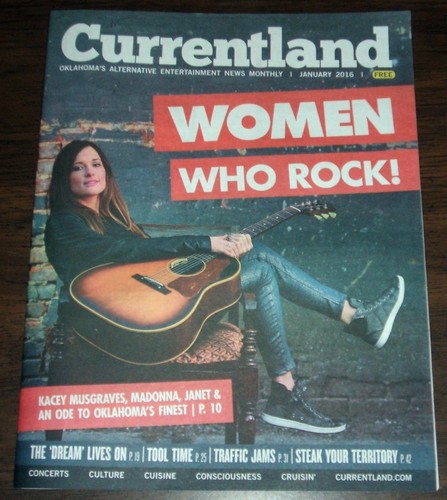 Currentland Magazine January 2016 Kacey Musgraves Madonna @ BOK Women Who Rock - Picture 1 of 3