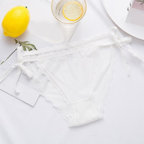 Women Adjustable Lace Sexy Panties Sheer Mesh Cotton Crotch Underwear Female - Picture 22 of 22