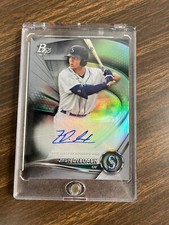 2022 Bowman Platinum Zach DeLoach Auto TOP-41 Seattle Mariners