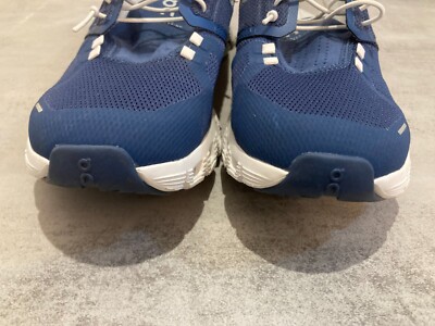 On Cloud 5 Women's Swiss Denim Blue White Running Sneakers