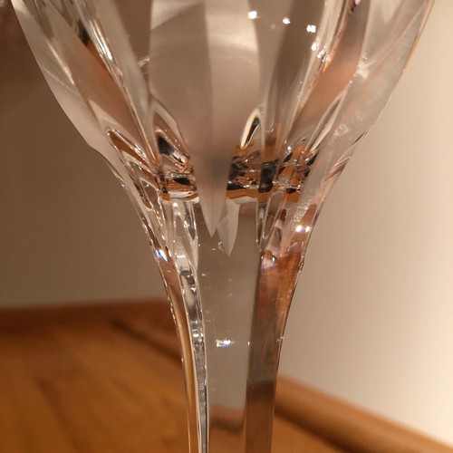 Mikasa Flame D'Amore Imperial Goblets 9-3/4" Cut & Etched Crystal S3 ~ NWOB - Picture 7 of 9