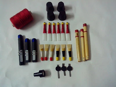 RAX Scottish Highland Bagpipe Accessories Reeds,Hemp,Valve Drone Reed Set Of 27