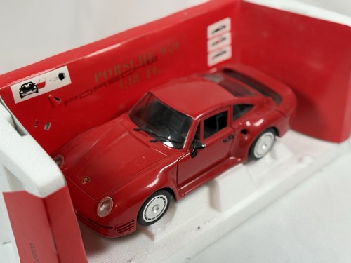 Tonka Polistil 1/18 Scale Die Cast Model Porsche 959 - Red Boxed - Picture 11 of 11