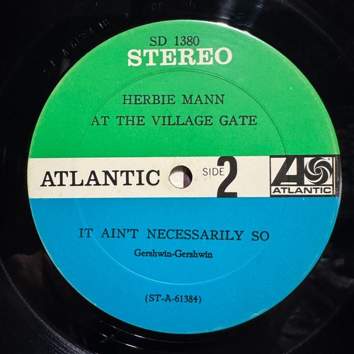 HERBIE MANN AT THE VILLAGE GATE (VINYL LP) 1962 / 1966!! RARE!! ATLANTIC 1380 - Picture 6 of 6