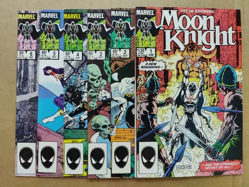 Moon Knight Fist Of Khonshu #1-6 Complete Set 1985 (2)