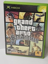Grand Theft Auto San Andreas Xbox w/Manual 2005 Very Good Shape