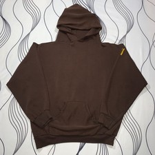 True Vintage 70s Russell Athletic Brown Hoodie Large Canton Soccer Rare Brown