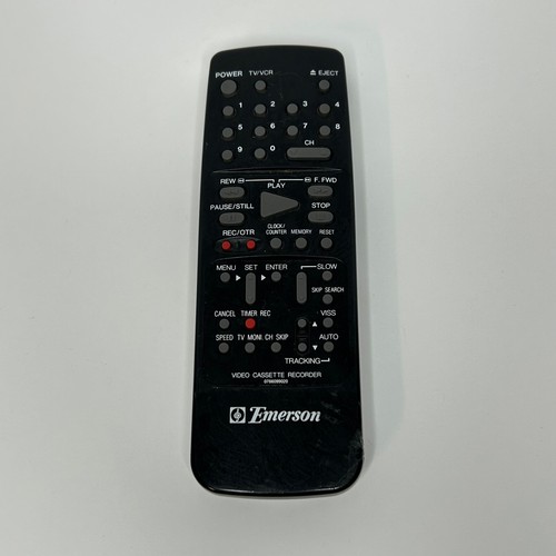 Emerson 0766099020 VCR TV Remote Control, OEM for VCR4003A fits Sansui SNVR4006