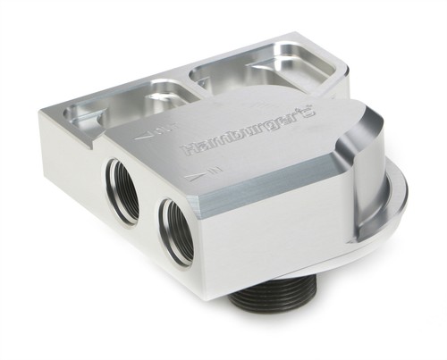 TRANS-DAPT Single Filter Remote Oil Filter Base For HP6 3301 - Picture 3 of 5