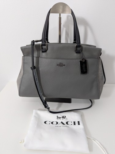 Coach Colorblock Mixed Leather Fulton Bag