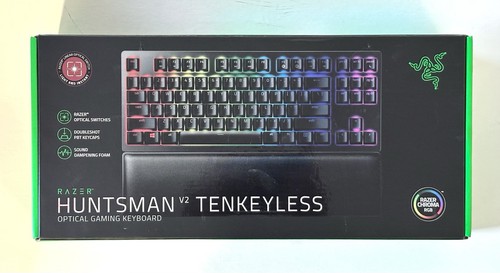 Razer Huntsman V2 Tenkeyless Wired Mechanical Gaming Keyboard New In Box - Picture 1 of 5