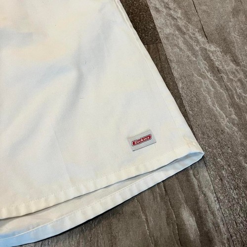 Vintage Dickies Baggy Skater Work Shorts White Painter Work Wear Size 40 - Picture 2 of 6