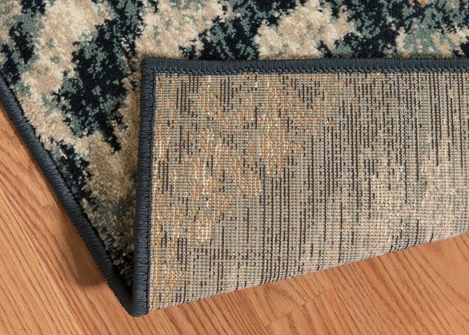 2x3 United Weavers Blue Nature Print Door Mat 3001-00264 - Aprx 1' 10" x 3' - Image 2 of 3