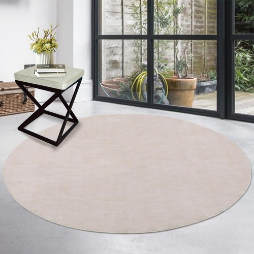 Round Rug 3x3 Washable Rug for Living Room Non-Slip Abstract Throw Rug No-She... - Picture 5 of 7