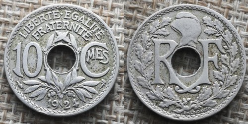 Coin France - 1924 Corne d'abondance - 10 centimes Lindauer Cupronickel (N1249)