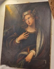 Toile Ancienne Renaissance Faire Offre 