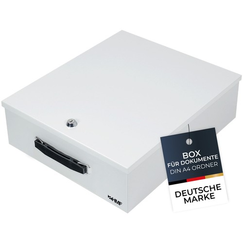 HMF Dokumentenbox Dokumentenkassette DIN A5 oder A4 Geldkassette Metallkiste - Bild 27 von 33