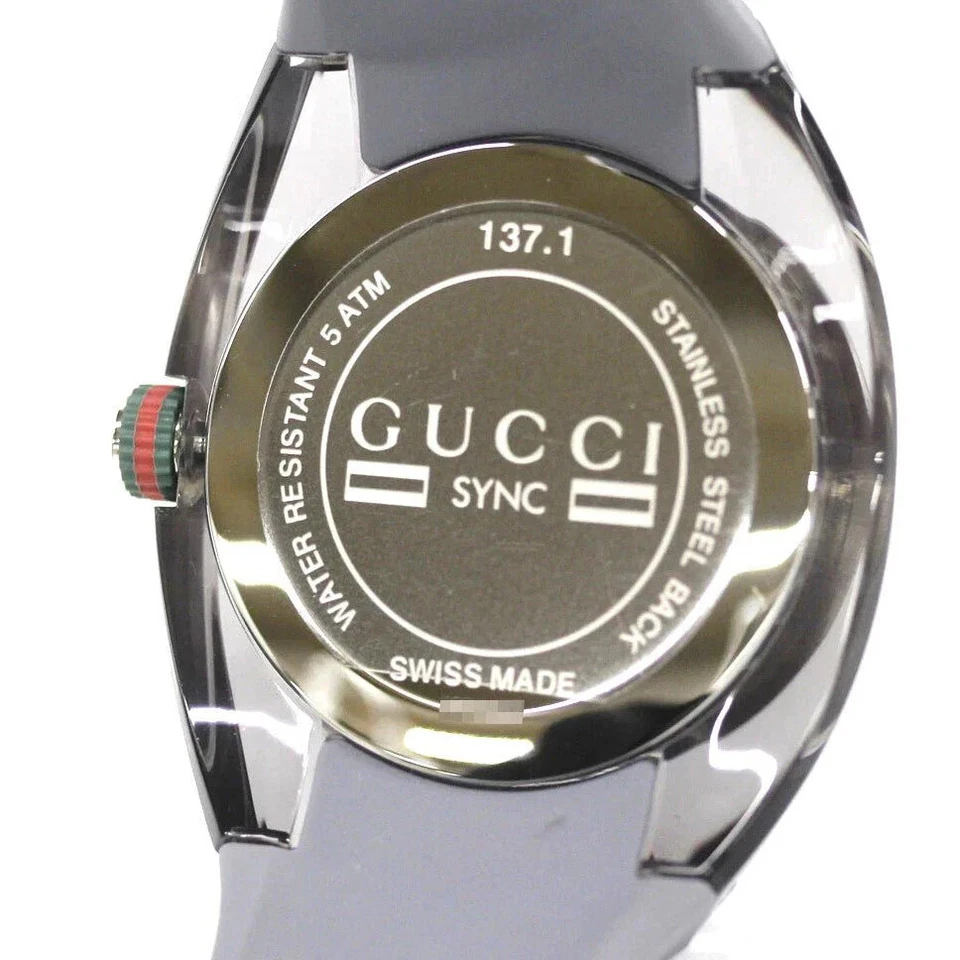 GUCCI SYNC YA137109 Men's Watch – Quartz Movement, Near Mint, Authentic from - Image 4 of 4