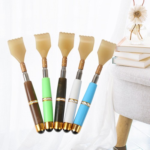 Masajeador telescópico extensible de metal rascador de espalda portátil regalo para padres - Imagen 3 de 21