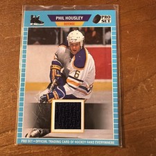 Phil Housley Buffolo Sabers Blue 2021 Pro Set Game Used Jersey Patch #PSM-66