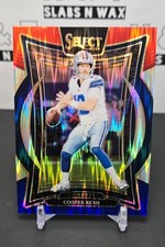 Cooper Rush 2024 Panini Select #22 Concourse Red Blue Shock Prizm EX