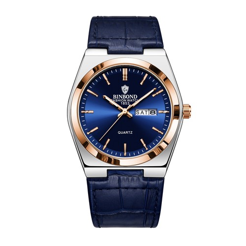 Nuevo reloj de cuarzo ligero de lujo informal de negocios para hombre - Imagen 3 de 13