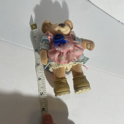 Furskins Teddy Bear Hattie 1st Place Vintage 1986 Stuffed Toy 5" Tall - Picture 5 of 9