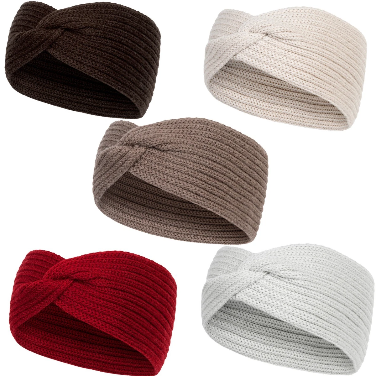 Confezione da 3 fasce per capelli in pizzo - fascia elastica per