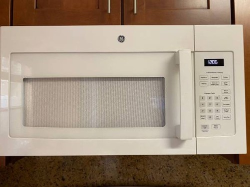 GE JVM3160DFWW 1.6 Cu. Ft. White Over-the-Range Microwave - Picture 2 of 3